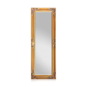 Ashford Golvspegel ram av massivt trä rektangulär 130 x 45 cm