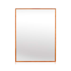 Croxley specchio da parete, cornice di metallo, rettangolare, 90 x 60 cm