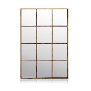 Espejo de ventana Soho Marco metálico Rectangular 90 x 60 cm Vintage