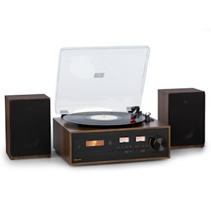 Oxford SE Miniequipo estéreo DAB+/FM BT Vinilos CD AUX