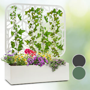 Almere Pflanzkasten & Spalier Set 110 x 140 x 40 cm Metall Indoor / Outdoor