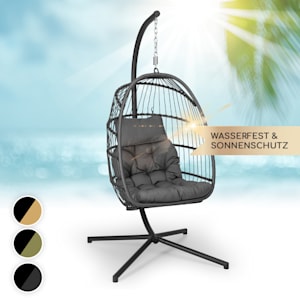 Biarritz Individuelle Hängesessel PE Aluminium Polyrattan 130 kg