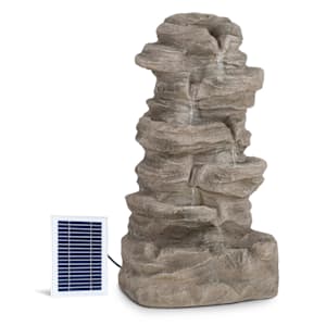Stonehenge XL, napelemes szökőkút, LED világítás, polyresin, lítium-ion akkumulátor