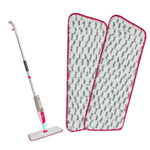 Cubierta de mopa Glisten Pad de microfibra 40 x 12 cm paquete doble