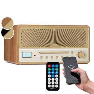 Glastonbury Radio DAB CD enceinte stéréo Bluetooth DAB/FM MP3 USB Line-In