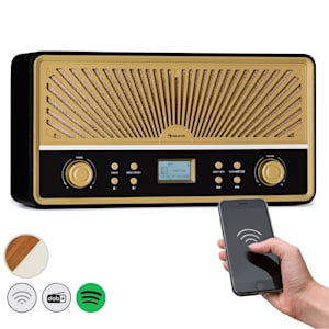 Glastonbury Go Digital-Radio Stereo Akku BT DAB/UKW MP3 USB Line-In