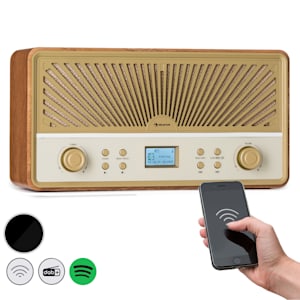 Radio digital Glastonbury Go Batería de iones de litio BT DAB/UKW MP3 USB Line-In
