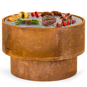 Pompeji Rust braséro et barbecue Ø 60 cm acier