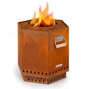 Mojanda fire basket smokeless robust poker rain cover