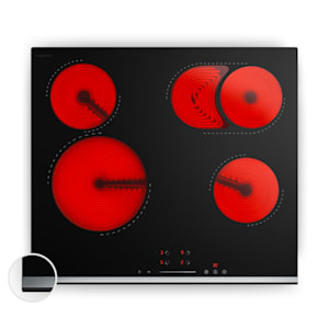 Klarstein Verosteel 60 cm Glaskeramik-Kochfeld 4 Zonen