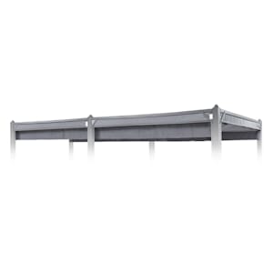 Pantheon Cortina, pót tető, 3x6m, poliészter, 180g/m², szürke