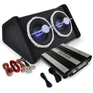 Set Hifi Auto "Black Line 160" Subwoofer ampli voiture 4000W