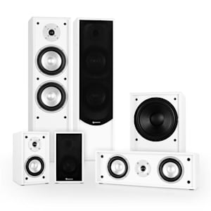 Linie-300-WH 5.1 Système son enceintes passives Home Cinema 515W RMS -blanc