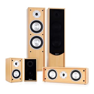 Linie-300-BH 5.0 Soundsystem Home Cinema 265W RMS hêtre