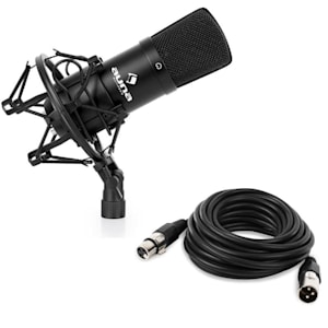 CM001B Micrófono condensador de estudio XLR negro