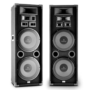 PA-2200 Set Altoparlanti Audio Fullrange 2x12" Subwoofer 2000w