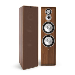 NUMAN Retrospective 1977 MKII – Altavoz de pie de 3 vías en nogal con cubierta marrón