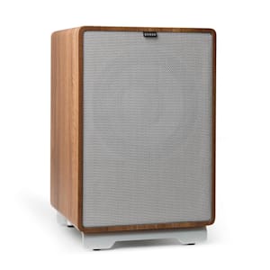 RetroSub -Active Subwoofer 25.4 cm (10") walnut incl. cover grey