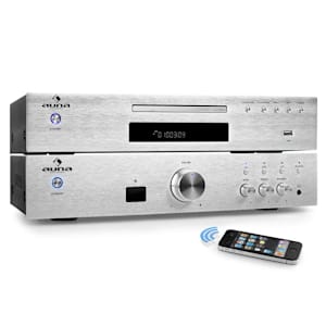 Elegance Tower BT chaîne hi-fi 2.0 lecteur MP3 CD amplificateur 600 W