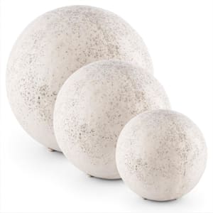 Gemstone Juego de lámparas de piedra Lámparas de bola 3 tamaños Aspecto piedra natural