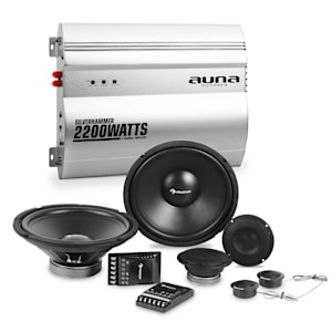 Silverhammer Car-HiFi-Set - completo set de altavoces - terminal de 2 canales