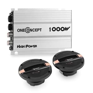 CS213c 2.0 Car Hifi Set | 2-Way Speaker | 4-Channel Power Amplifier 4x30W