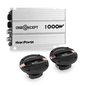 CS3146 4.0 Car-Hifi-Set | altavoz de 4 vías coaxial 120W | terminal de 4 canales 4x30W