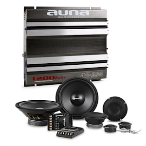 CS-Comp-8 Set Hi-Fi Car Amplificatore 2 Canali Altoparlanti