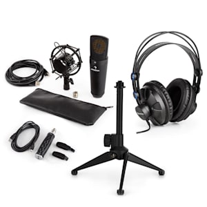 MIC-920B Juego de micrófono USB V2 Auriculares Micrófono de condensador Soporte Protector antipop