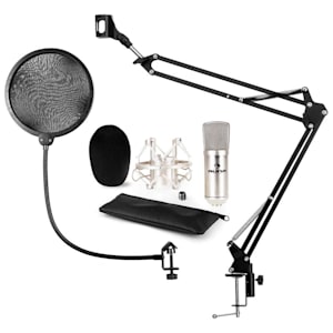 CM001S microphone-kit V4 micro à condensateur XLR perchette filtre anti pop
