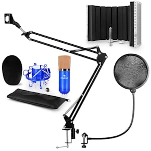CM001BG set de micrófono V5 micrófono condensador brazo de micrófono protección anti pop escudo