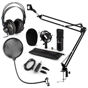 CM001BG set de micrófono V4 micrófono condensador brazo de micrófono protección anti POP adaptador USB