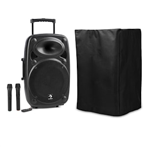 Streetstar 12 Mobile PA-Anlage mit Schutzhülle 12"-Subwoofer Trolley BT USB