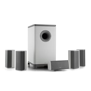 Ambience Système surround 5.1 Subwoofer + Pack enceintes - blanc
