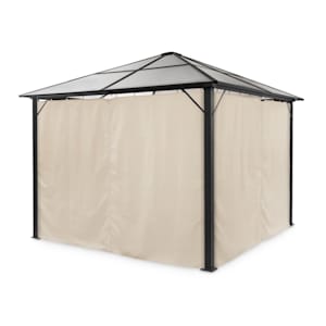 Blum Pantheon Solid Sky Carpa con 4 cortinas laterales 3x3m Policarbonato Aluminio