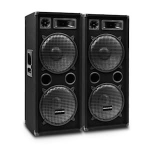 PW-2522 MKII passives PA-Lautsprecher-Paar 15" (38cm) Subwoofer 750W RMS / 1500 Wmax. 3-Wege