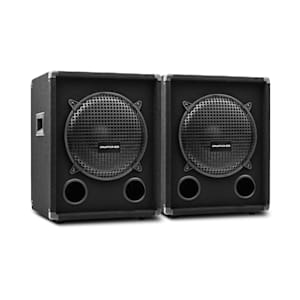 PW-1010-SUB MKII passives PA-Tieftöner-Paar 10" (25,4cm) Subwoofer 300W RMS / 600 Wmax. Bassreflex