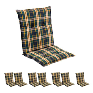 Cojín Prato funda de sillón de jardín de respaldo bajo poliéster 50x100x8cm