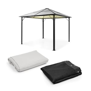 Pantheon Solid Sky Ambient zonne-energie paviljoen 3 x 3 zonne-energie verlichting