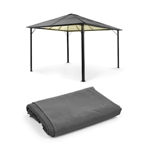 Panthéon Solid Sky Ambient Solar pergola 3x4 m éclairage solaire