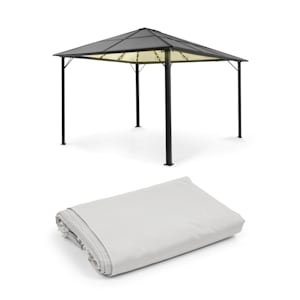 Panthéon Solid Sky Ambient Solar pergola 3x4 m éclairage solaire