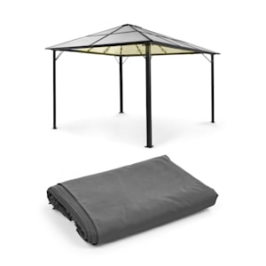 Pantheon Solid Sky Ambient Solar Pavillon 3x4 m Dach transparent
