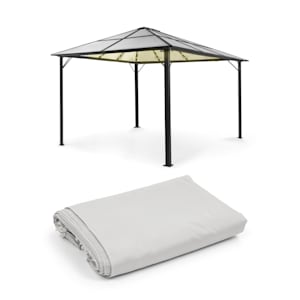Pantheon Solid Sky Ambient Solar Pavillon 3x4 m Dach transparent