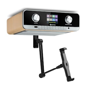 auna Connect Soundchef MKII radio sottopensile da cucina con supporto per tablet, DAB+, UKW, 2x3