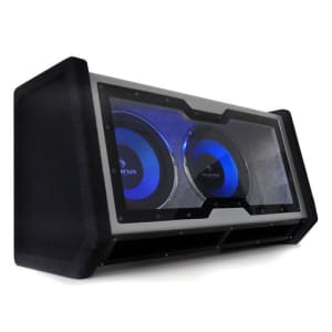 doppio subwoofer 2 x 30cm (2 x 12'') auto effetto luce