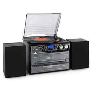 Impianto hifi cd giradischi vinile cassette mp3 sd usb