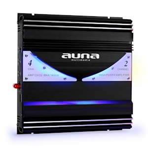 AMP-CH02 2-Kanal-Verstärker Auto-Endstufe 190W RMS 1400W max.