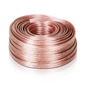 Cavo casse 4x2,5mm² trasparente 50m