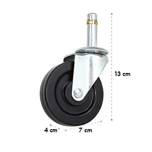Laufrolle Ersatzteil für IVC-50 Nass-/Trockensauger