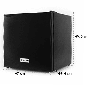 frigorifico 40 litros Classe A+ congelador preto